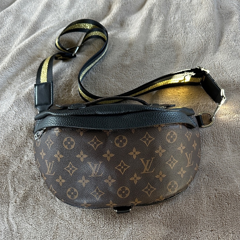 Louis Vuitton Brown and Black Bum Bag